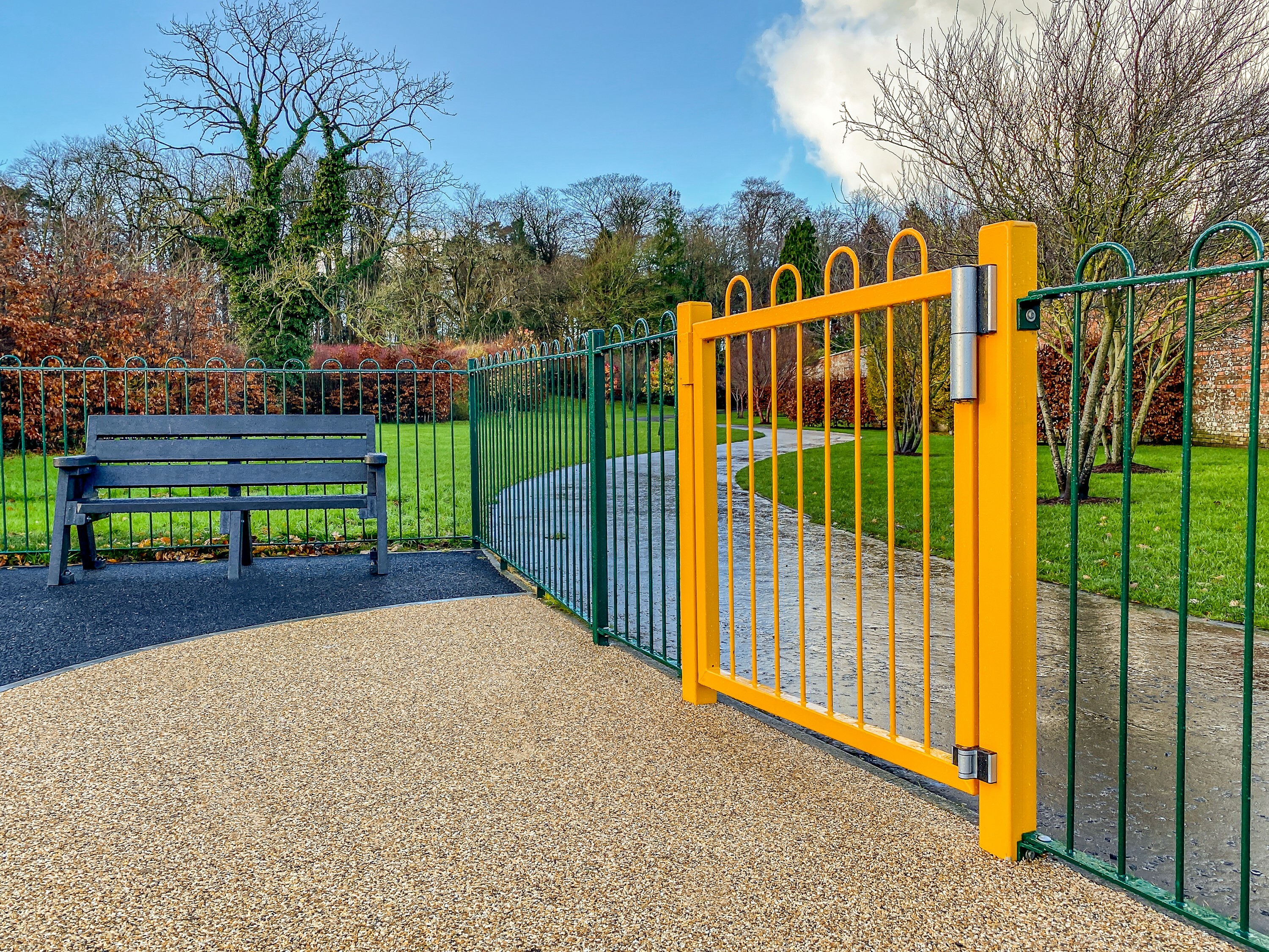 Playground gates